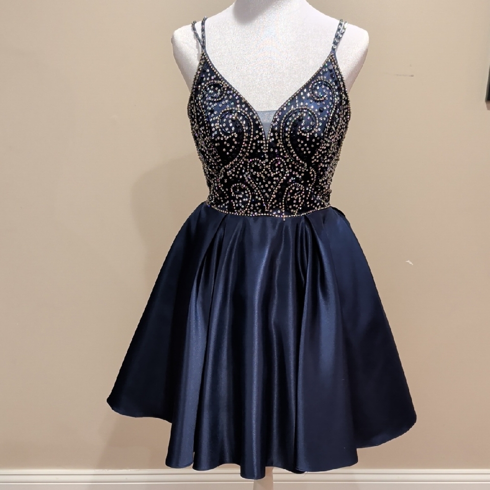 Dancing Queen Midnight Blue Dress